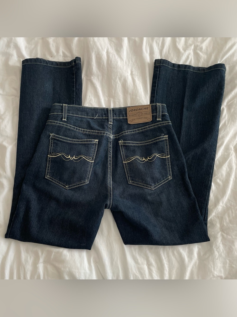 Jordache Indigo Denim Bootcut Jeans - Dark Blue